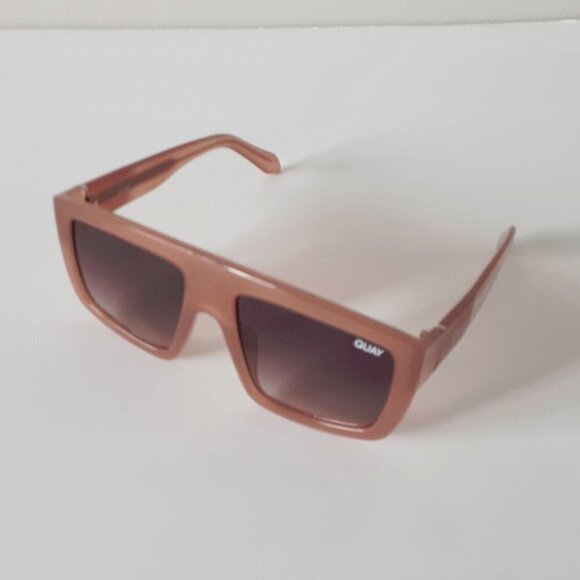 NWOT Quay semi-opaque milky caramel & brown lens sunglasses - Picture 6 of 13